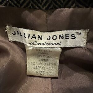 Jillian Jones Lambswool Car Coat Woman's Size 12 IMMACULATE